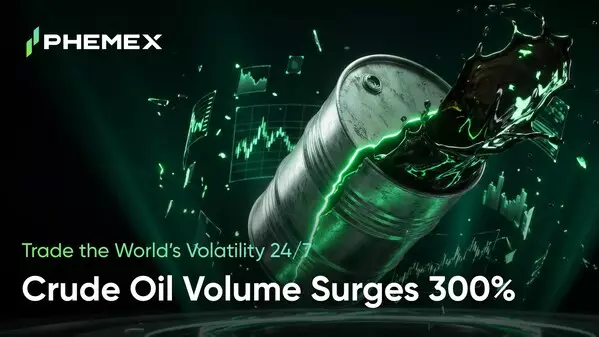 Phemex TradFi Crude Oil Trading Surges 300% as Ceasefire Volatility Sparks Record Demand