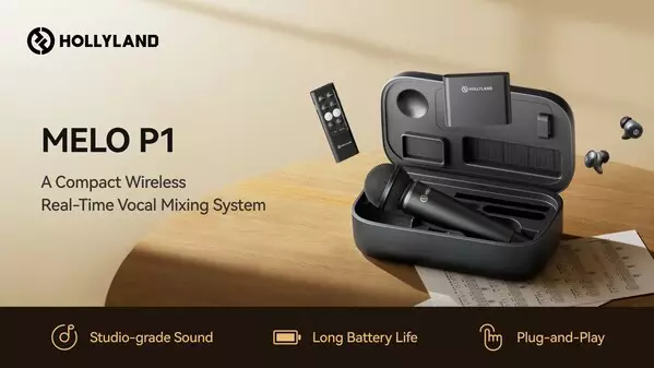 Hollyland Introduces MELO P1, an Ultra-lightweight Wireless Studio Built for Fast, Frictionless Audio Creation