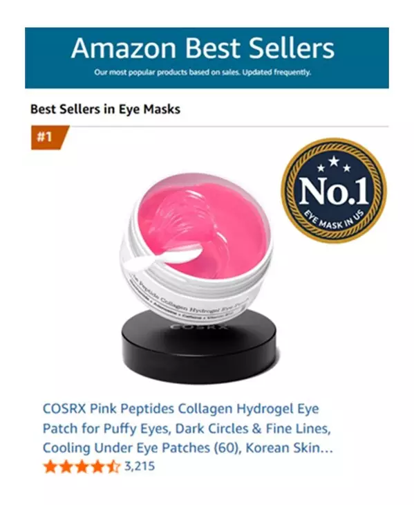 COSRX's #1 Amazon Eye Patch Goes on Sale During Amazon's Summer Beauty Event