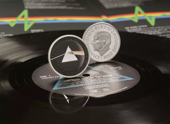 THE ROYAL MINT SHINES A LIGHT ON PINK FLOYD WITH FIRST EVER UK COMMEMORATIVE COIN