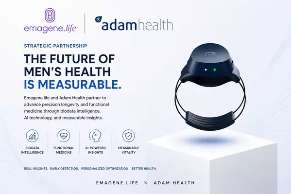 THE FUTURE OF MEN'S HEALTH IS MEASURABLE: EMAGENE.LIFE AND ADAM HEALTH PARTNER TO ADVANCE PRECISION LONGEVITY AND FUNCTIONAL MEDICINE
