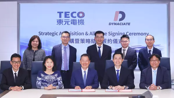 TECO Signs Acquisition Agreement with Malaysia's Dynaciate, Targeting Exponential AIDC Revenue Growth Next Year