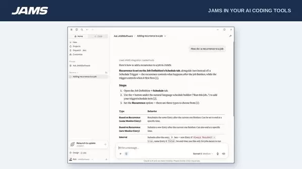 JAMS Launches AI for Enterprise Job Scheduling: JAX and JAMS MCP