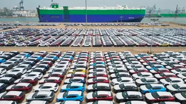 中國前9月汽車出口量已超過日本和德國。新華社圖片