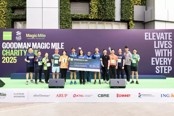 Goodman Magic Mile Charity Run celebrates 10th Edition, raising HK$2.28 million for Habitat for Humanity Hong Kong