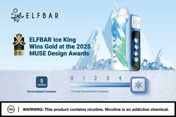ELFBAR wins gold at the 2025 MUSE Design Awards