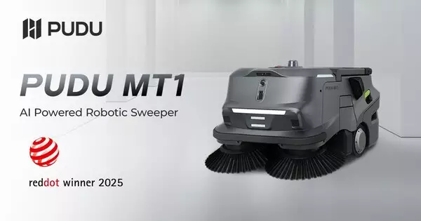 Pudu Robotics' PUDU MT1 Wins Prestigious 2025 Red Dot Award for Product Design