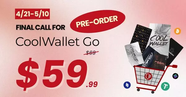 CoolBitX Launches CoolWallet Go: The World's First Cold Wallet with Lifetime Warranty