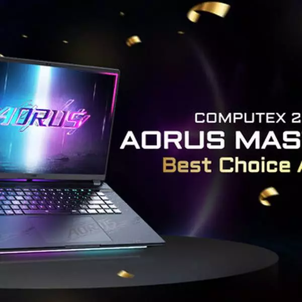 GIGABYTE AORUS MASTER 16 AI PC Wins COMPUTEX 2025 Best Choice Award for Industry-Leading Innovation