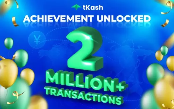 tKash Hits 2 Million+ Transactions Milestone and Transforms the Way Asia Moves Money