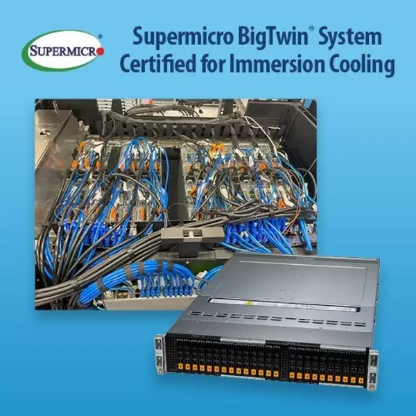 Industry First -- Supermicro Systems Certified by Intel for an Immersion Cooling Solution