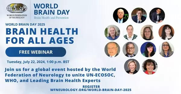 The World Federation of Neurology to Host Global Webinar Uniting UN-ECOSOC, WHO and Leading Brain Health Experts for World Brain Day 2025, with the theme Brain Health for All Ages