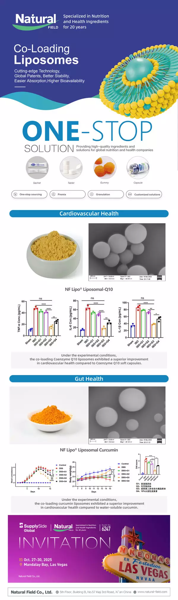 Natural Field Drives Breakthroughs in Co-loading Liposome Technology, Accelerating Upgrading of Raw Materials for Cardiovascular and Gut Health