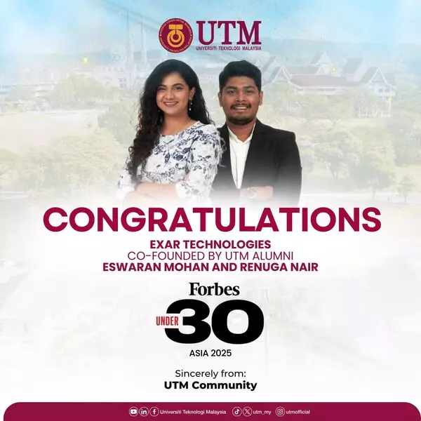 Eswaran Mohan and Renuga Nair: UTM Innovators Shaping Asia's Digital Future