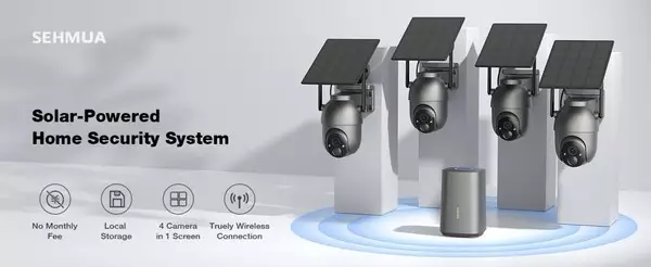 SEHMUA Launches Its First 2K Solar Security Camera System with Homebase
