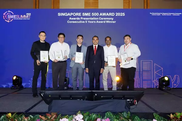 Singapore SME 500 Award 2025 Celebrates Singapore's Performing and Leading SMEs Committed to Business Excellence
