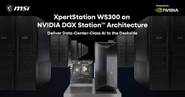 MSI Launches XpertStation WS300 on NVIDIA DGX Station Architecture