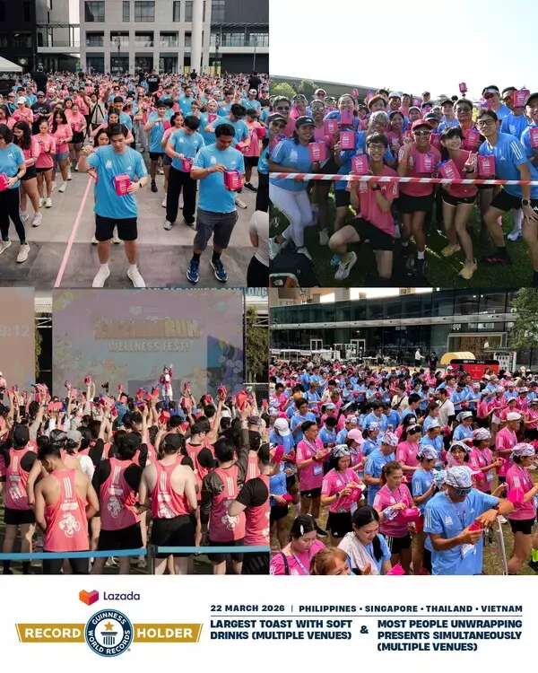 Lazada Celebrates Its 14th Birthday with Two Guinness World Records™ and Birthday Sale