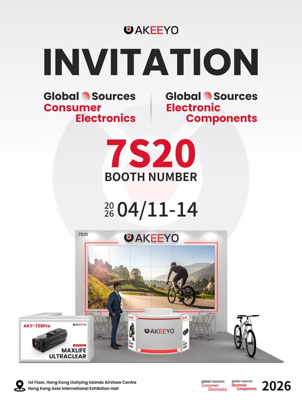 AKEEYO Unveils AKY-NV-X2, AKY-710Lite, and AKY-730Pro at Global Sources Hong Kong 2026