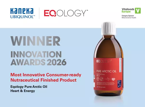 Kaneka Ubiquinol™ Wins Coveted Vitafoods Europe Innovation Award 2026 in Partnership with Eqology
