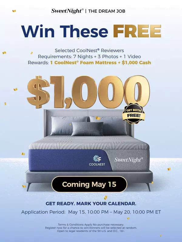 SweetNight Launches "The Dream Job": a Global Sleep Consultant Initiative Offering $1,000 and Mattress Testing Opportunities