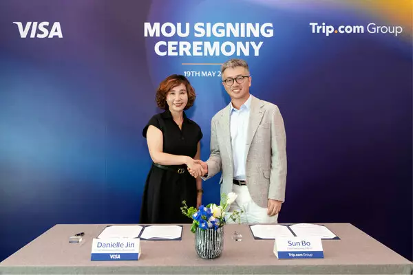 Visa and Trip.com Group Ink Strategic Collaboration, Enabling Consumers to Chase Their Passions Through Travel
