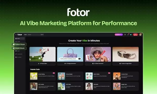 Fotor Unveils Its AI Vibe Marketing Platform Built for Performance, Serving 800 Million Users