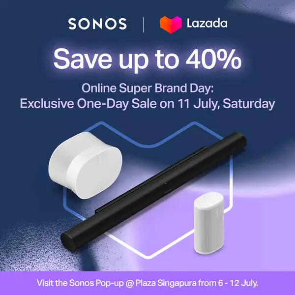 Sonos and Lazada Turns Up the Volume on Super Brand Day