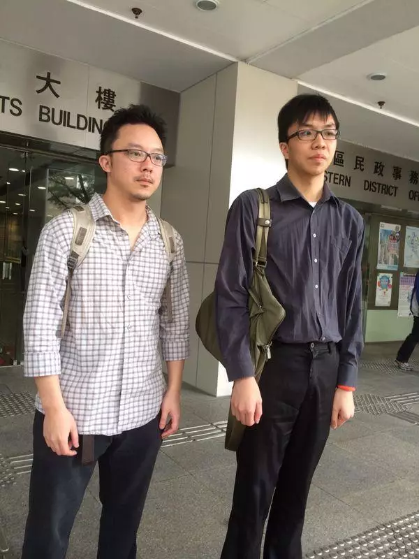 左:鍾建平,右:陳梓進
