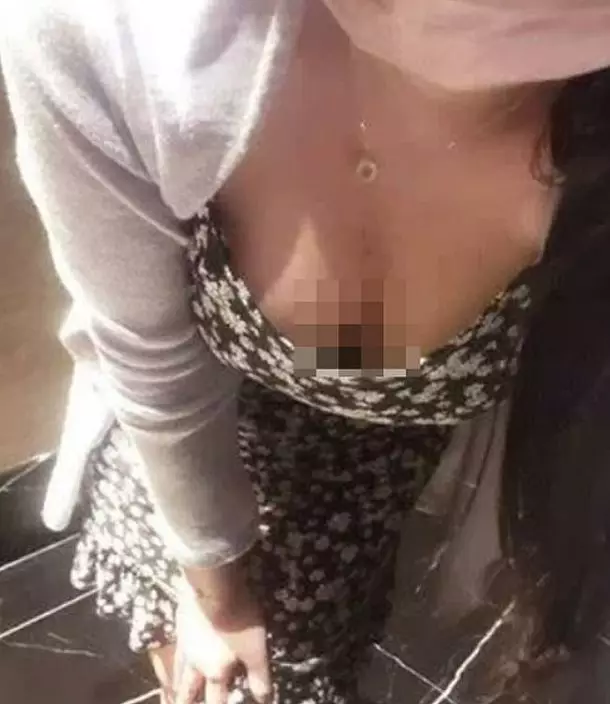 女事主的不雅片段在網上瘋傳。網上截圖