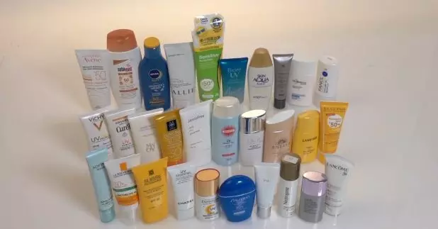 消委會指，防曬產品只有19款樣本有標示主要成分，消費者或未能清楚了解產品是否含有過敏化學成分。（消委會提供）