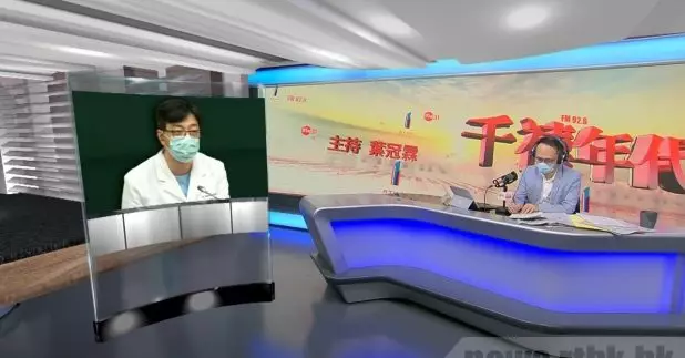陳勁松分析，深切治療部病人有年輕化趨勢，有可能是病毒變種。（港台圖片）