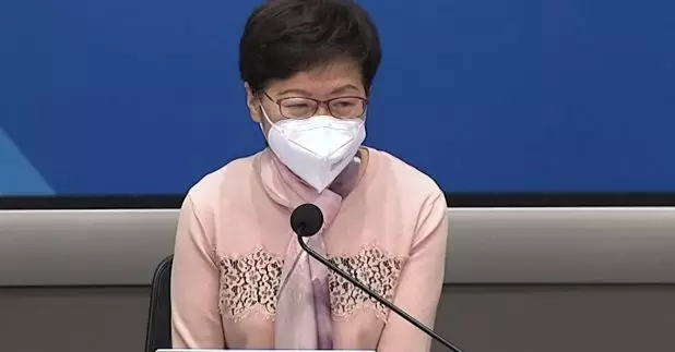 林鄭月娥表示，至今未收到任何官員的辭職信，亦不會評論行政長官選舉的事。