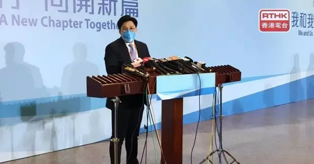 霍啟剛說，得悉亞運延期後，已和體育學院、港隊運動員等聯繫。(林漢山攝）