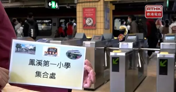 朱偉林表示，原本有50多名跨境生報名今日回校，因為交通及未能完成核酸檢測等，最終有30多名跨境生回校。（陳浚銘攝）