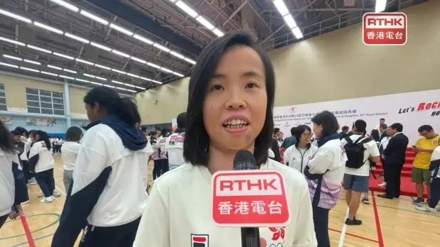 曾綺婷表示,之前已參加過三屆亞運,很希望今次可以拿到獎牌,會盡能力但不想給自己太大壓力。(李嘉雯攝)