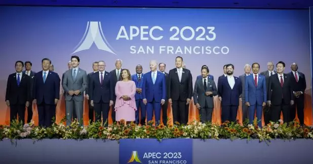 2023年亞太經合組織領導人非正式會議。AP圖片