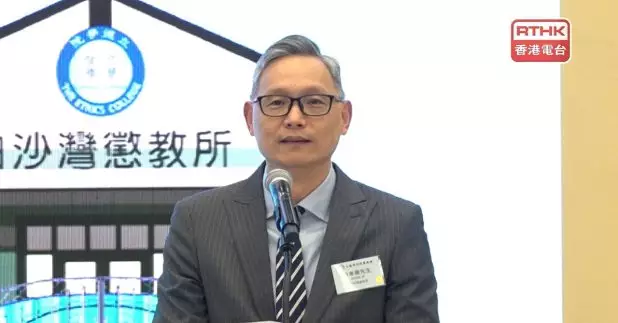 卓孝業表示，立德學院可讓在囚人士重返校園，培養他們建立良好品格，協助他們裝備自己。