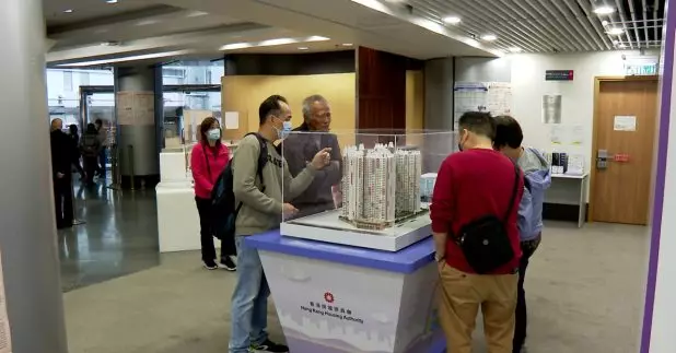 新一期居屋今日開始揀樓,其中售價最貴的啟德啟悅苑「樓王」,開售不久就售出。