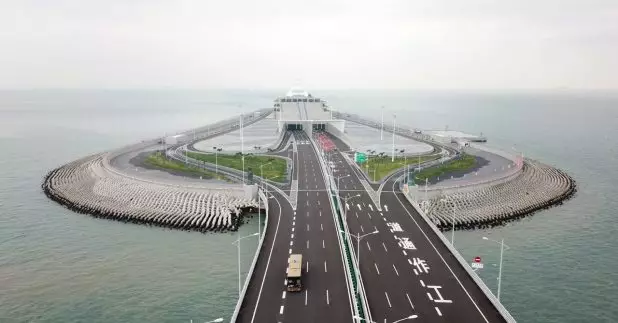港珠澳大橋香港段。新華社資料圖片