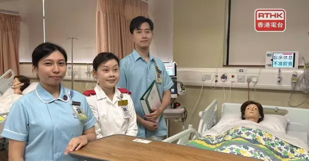 明愛醫院護士學校提供全日制護理學專業文憑課程，每年招生100人。（陳曉筠攝）