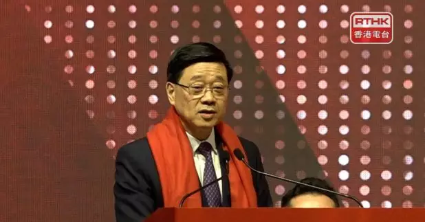 李家超表示,香港會繼續發揮「內聯外通」的優勢,積極對接國家戰略。(孔令輝攝)