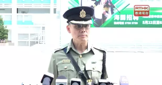 黎景豪表示，海關過去一段時間在招聘工作方面有一系列策略推廣。（施華駿攝）