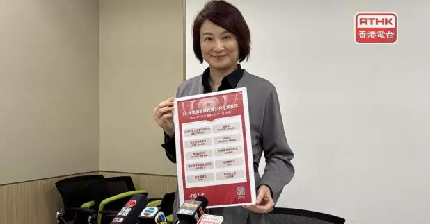 李慧琼表示，高興所有常委支持國際調解院公約簽署。（實習記者何胤樞攝）