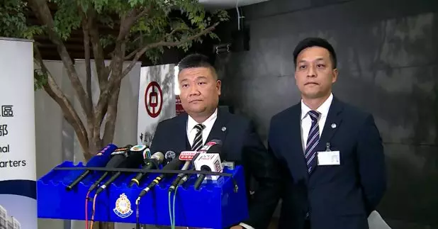 警拘2人涉參與多宗假冒官員電話騙案　受害人共損失近1000萬（張連登攝）