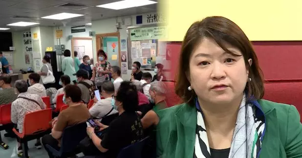 醫管局行政總裁李夏茵表示，會多用科技精簡運作流程，例如提供一站式預約等服務，希望縮短門診病人排隊及輪候時間。(張連登攝)