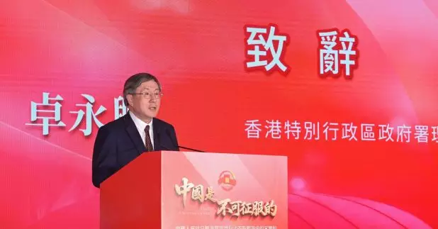 卓永興說，特區政府和社會各界積極組織不同紀念活動。（政府新聞處）