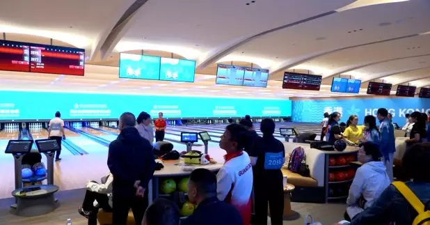 第十五屆全國運動會香港賽區首項賽事，保齡球群眾賽事項目，今日起一連三日，在啟德體育園保齡球中心舉行。