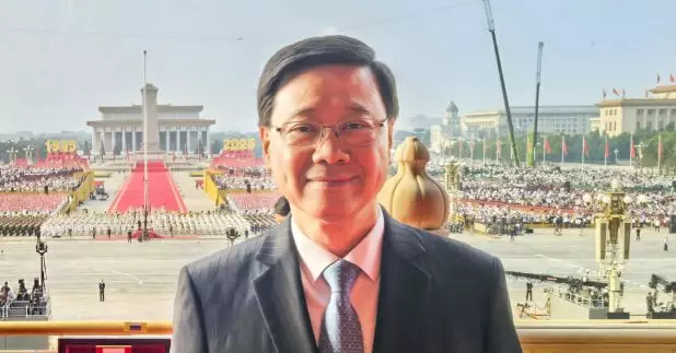 行政長官李家超早上在北京，出席中國人民抗日戰爭暨世界反法西斯戰爭勝利80周年紀念大會和閱兵盛典。(李家超facebook圖片)