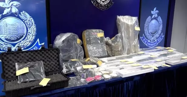 警務處國家安全處首次引用維護國家安全條例第13條「非法操練」罪，拘捕9名男子，全部人正被扣查。